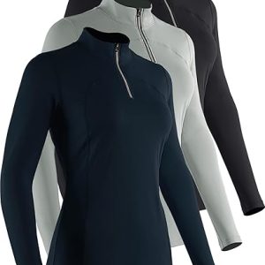 Women's Compression Long Sleeve Shirts for Hiking Running Dry Fit Tights